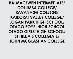 Dunedin uniform shop - Kavanagh College/Balmacewen Intermediate/Columba College/Kaikorai Valley College/Logan Park High School/Otago Boys' High School/Otago Girls' High School/St Hilda's Collegiate/John McGlashan College